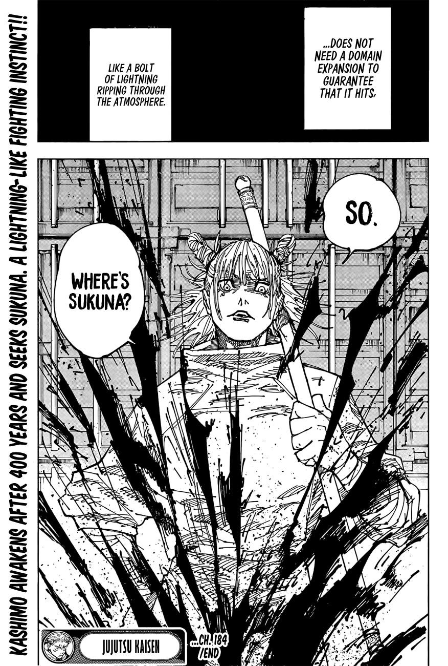 Jujutsu Kaisen Chapter 184 image 18